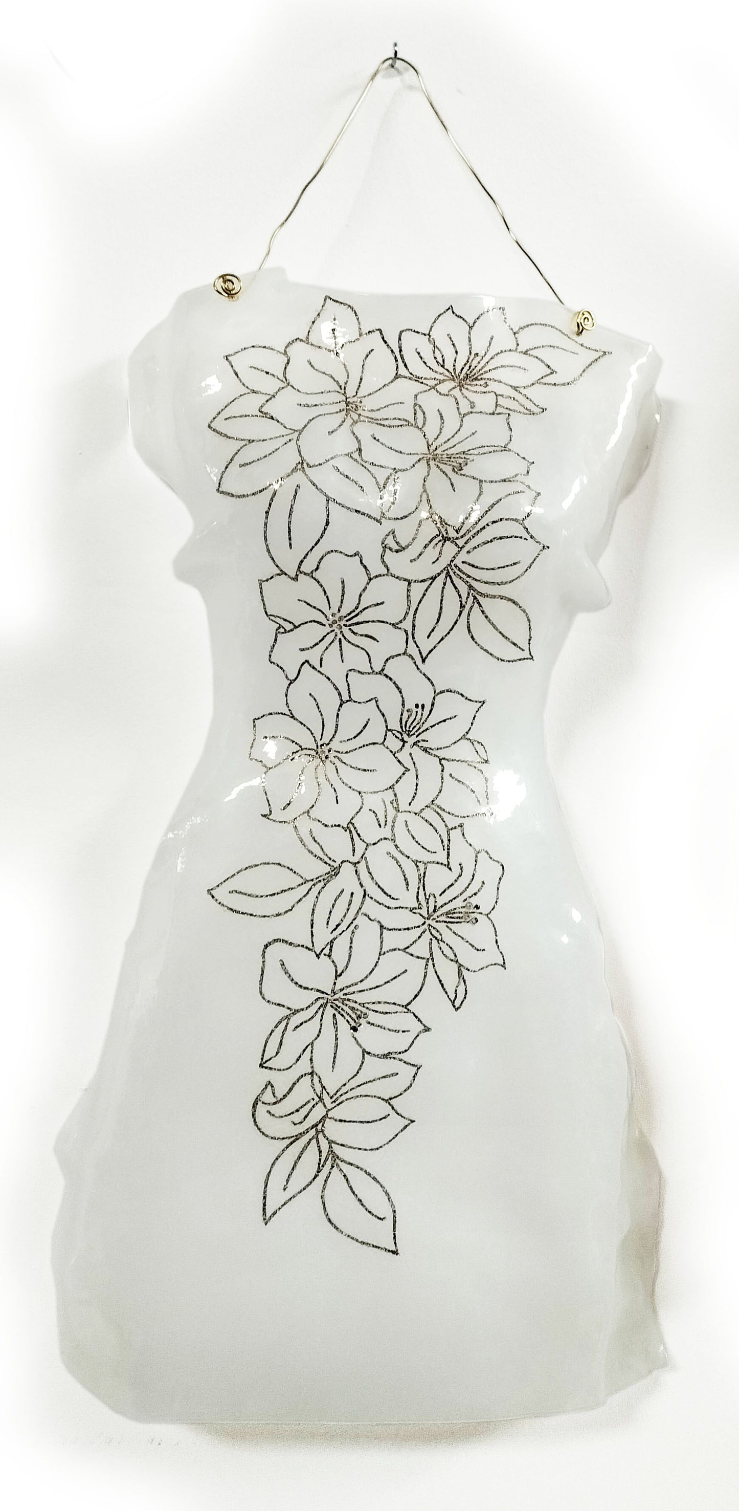 Murano Atelier Glass Camelia Bust Sculpture