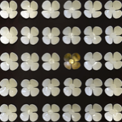 Murano Atelier Glass Wall Panel Ivory Gold Unique Piece