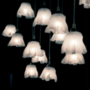 Murano Atelier Murano Glass Medusa Chandelier Customizable