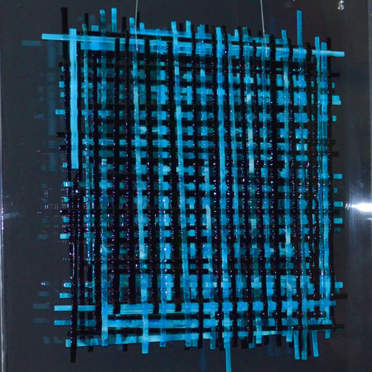 Murano Atelier Murano Glass Interlaced Panel Unique Piece
