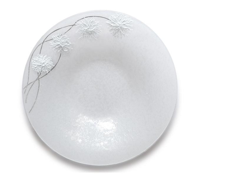Murano Atelier Glass Centerpiece Plate
