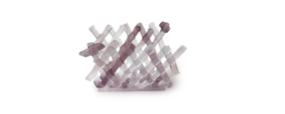 Murano Atelier Murano Glass Napkin Holder Ametista