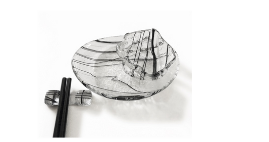 Murano Atelier Murano Glass Sushi Set Freeform